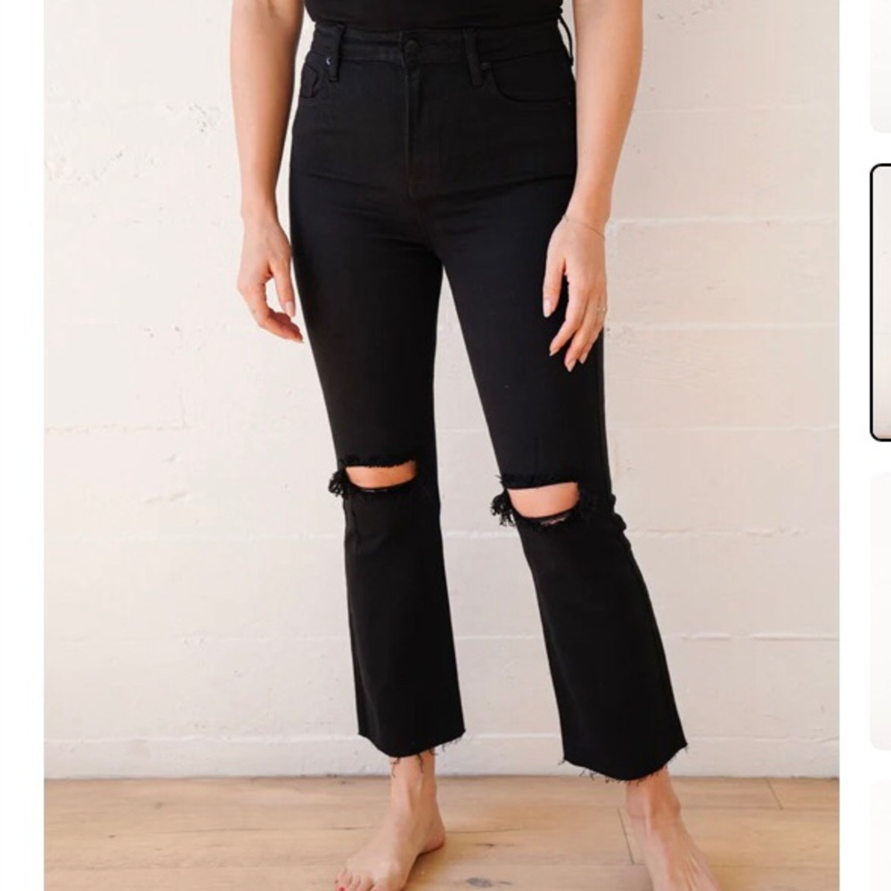 Kate Crop Boot Cut Jeans - CJLA